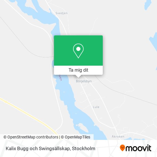 Kalix Bugg och Swingsällskap karta
