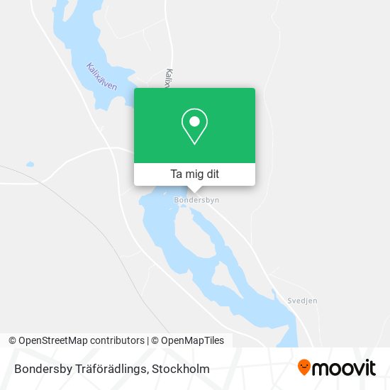 Bondersby Träförädlings karta
