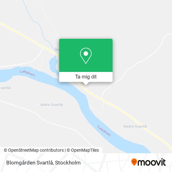 Blomgården Svartlå karta