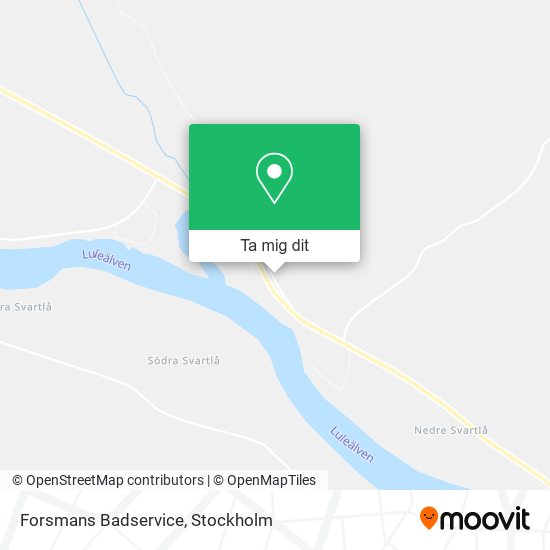 Forsmans Badservice karta