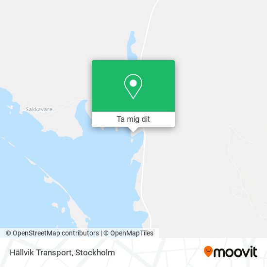 Hällvik Transport karta