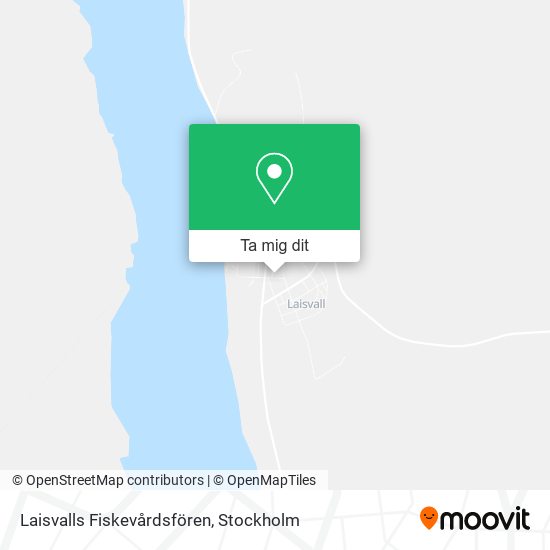 Laisvalls Fiskevårdsfören karta