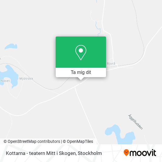 Kottarna - teatern Mitt i Skogen karta