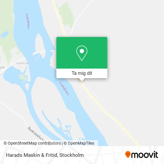 Harads Maskin & Fritid karta