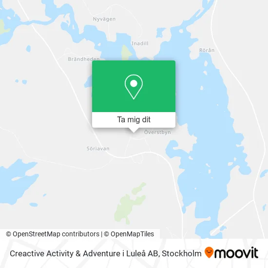 Creactive Activity & Adventure i Luleå AB karta