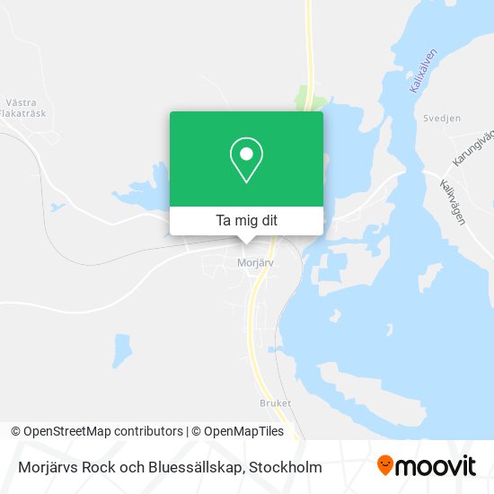 Morjärvs Rock och Bluessällskap karta