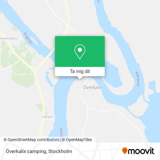 Överkalix camping karta