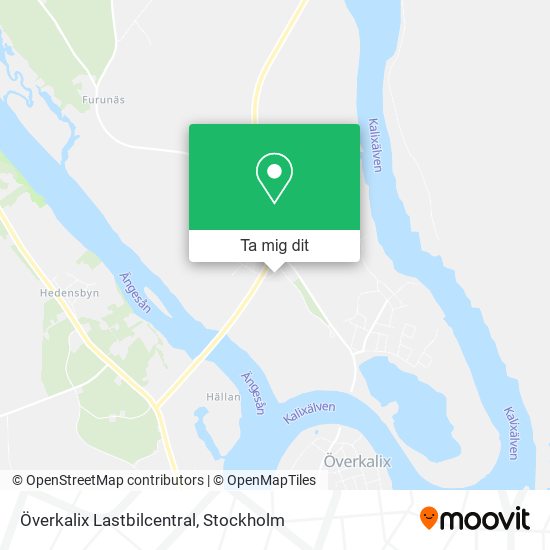 Överkalix Lastbilcentral karta