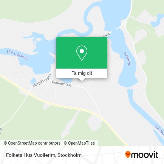 Folkets Hus Vuollerim karta