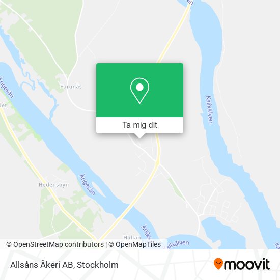 Allsåns Åkeri AB karta