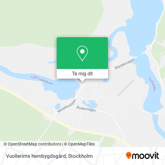 Vuollerims hembygdsgård karta