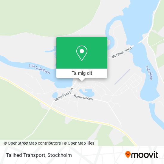 Tallhed Transport karta