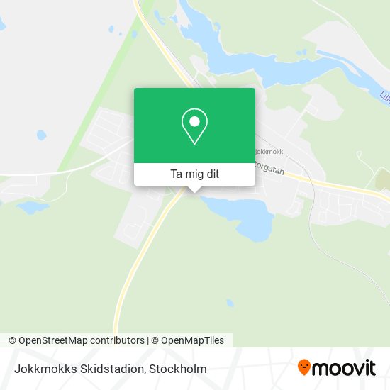 Jokkmokks Skidstadion karta