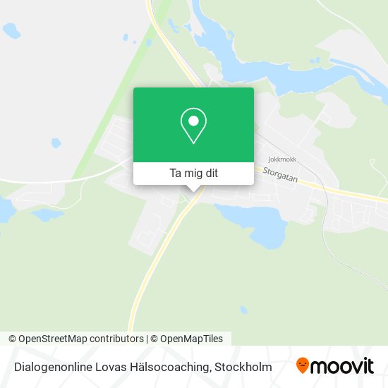 Dialogenonline Lovas Hälsocoaching karta