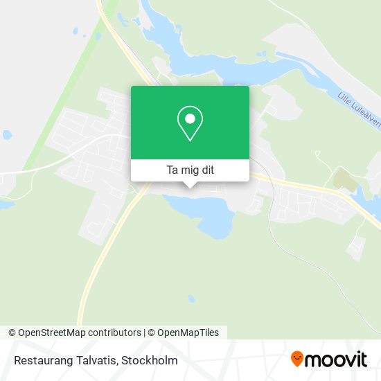 Restaurang Talvatis karta