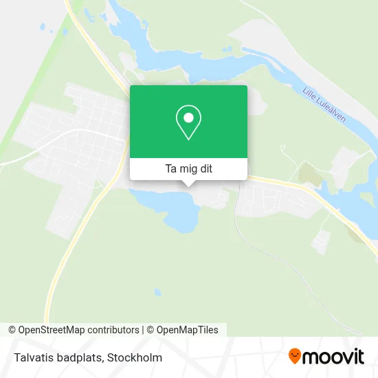 Talvatis badplats karta