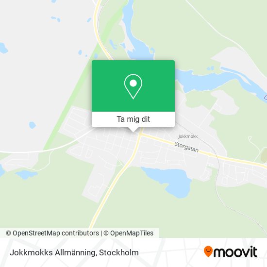 Jokkmokks Allmänning karta