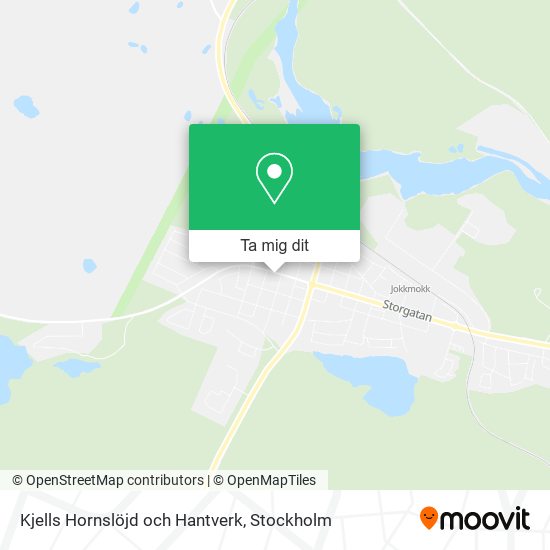 Kjells Hornslöjd och Hantverk karta
