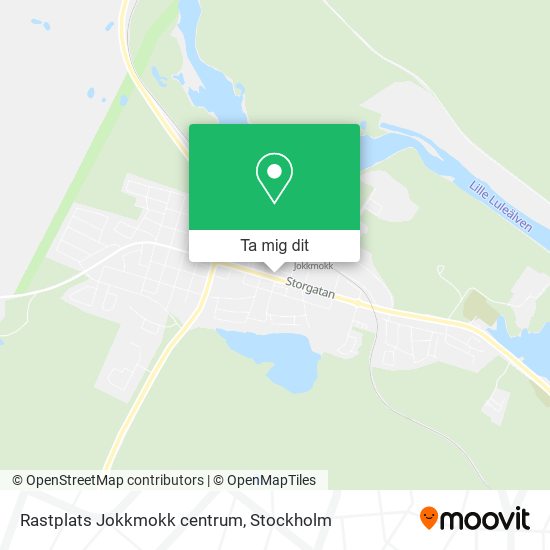 Rastplats Jokkmokk centrum karta