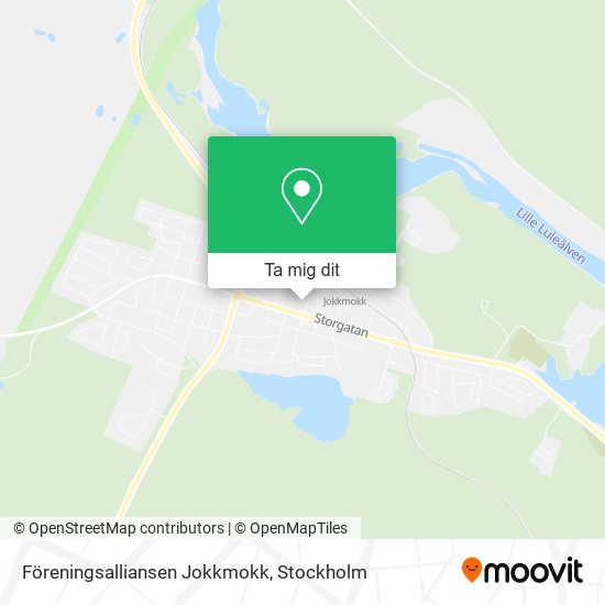 Föreningsalliansen Jokkmokk karta