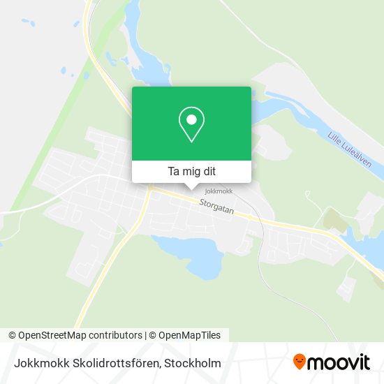 Jokkmokk Skolidrottsfören karta