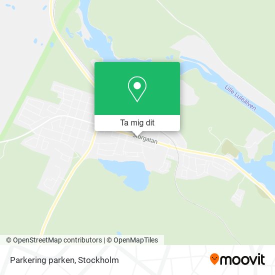Parkering parken karta