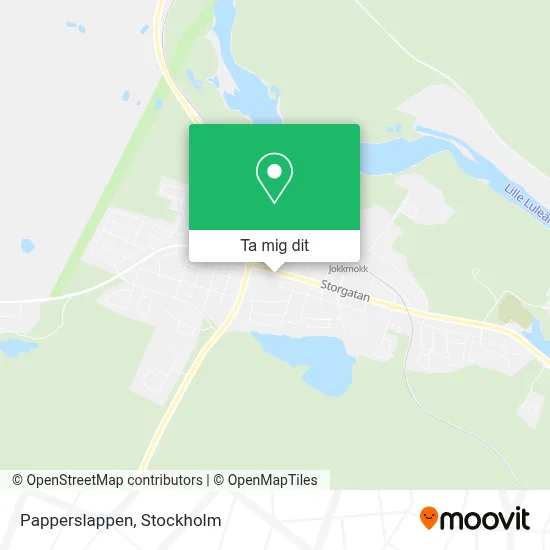 Papperslappen karta