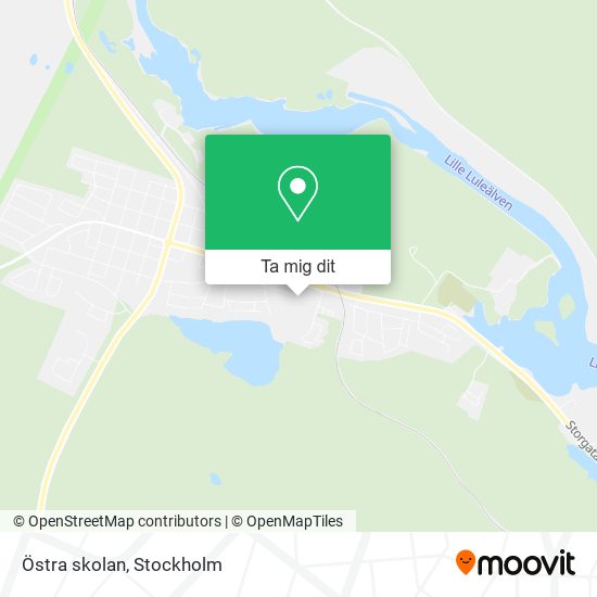 Östra skolan karta