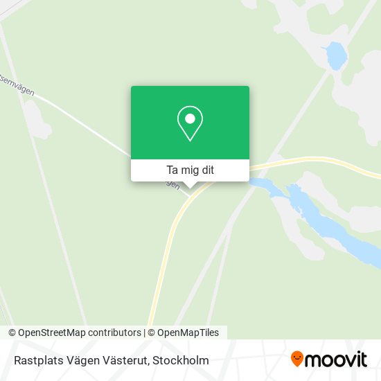 Rastplats Vägen Västerut karta