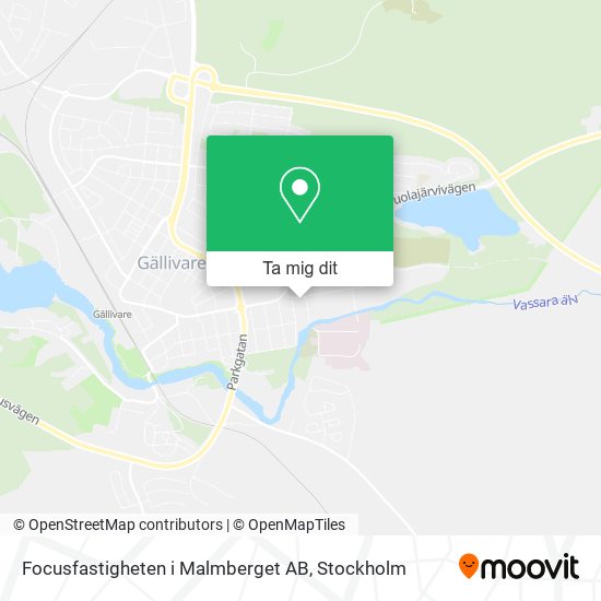 Focusfastigheten i Malmberget AB karta