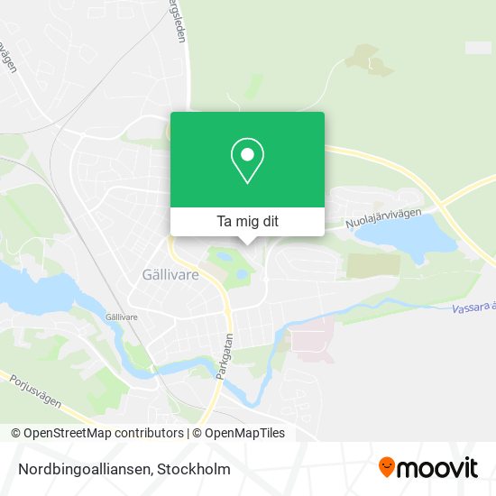 Nordbingoalliansen karta