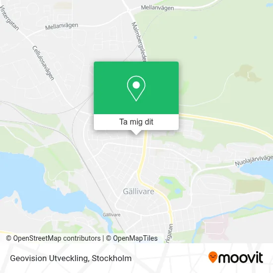 Geovision Utveckling karta