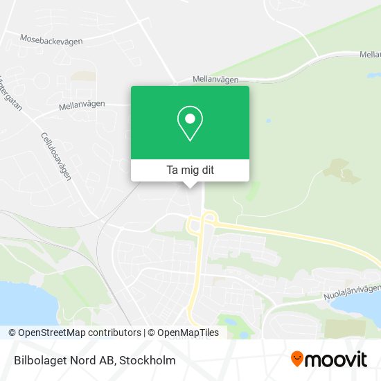 Bilbolaget Nord AB karta