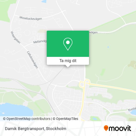 Damik Bergtransport karta