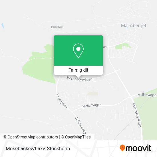 Mosebackev/Laxv karta