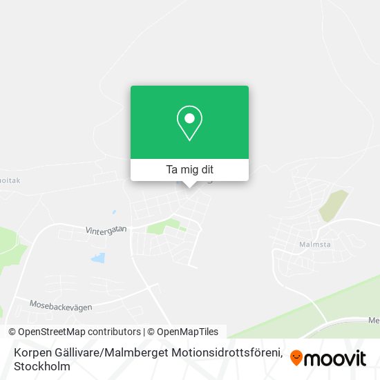 Korpen Gällivare / Malmberget Motionsidrottsföreni karta