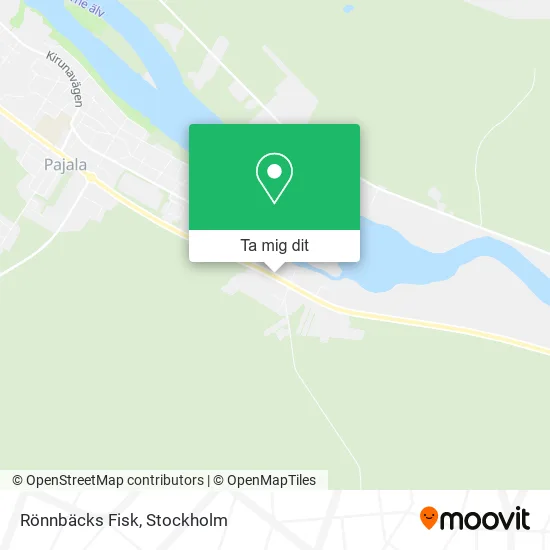 Rönnbäcks Fisk karta