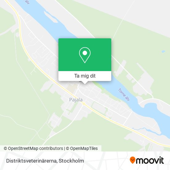 Distriktsveterinärerna karta