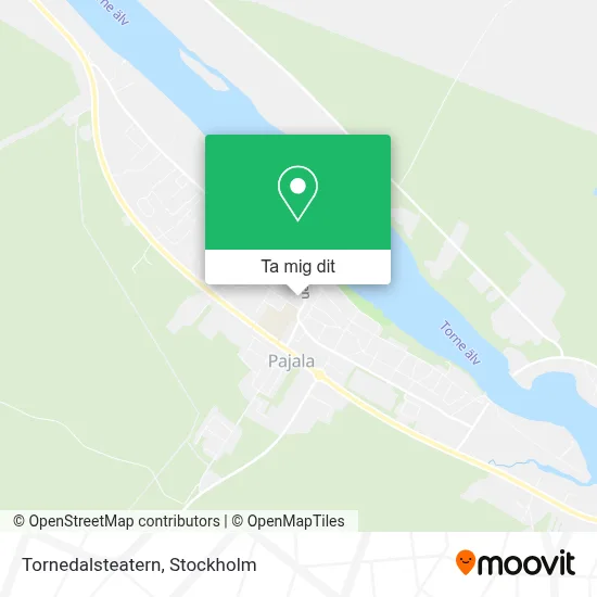 Tornedalsteatern karta