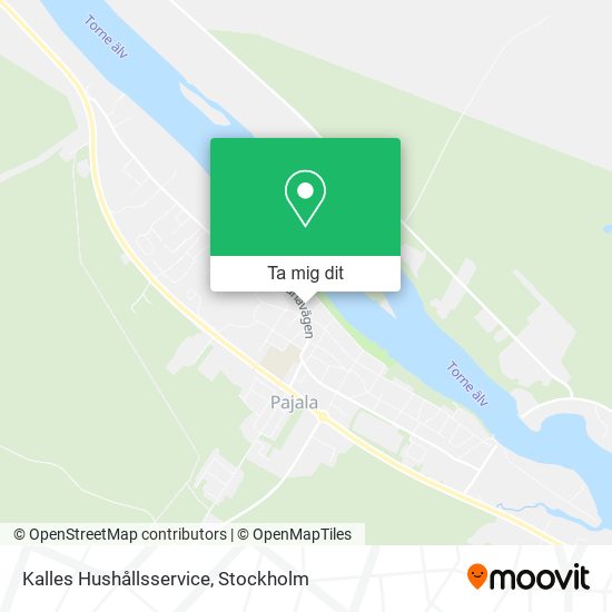 Kalles Hushållsservice karta