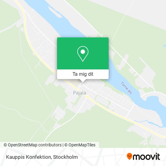 Kauppis Konfektion karta