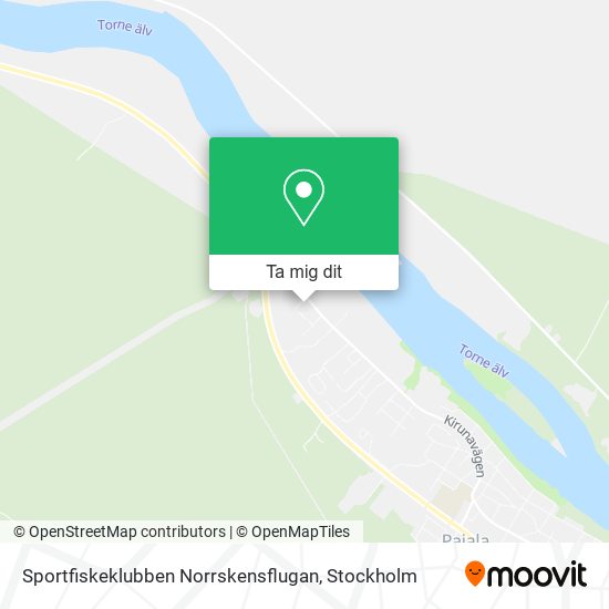 Sportfiskeklubben Norrskensflugan karta