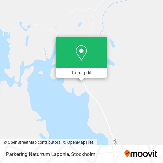 Parkering Naturrum Laponia karta