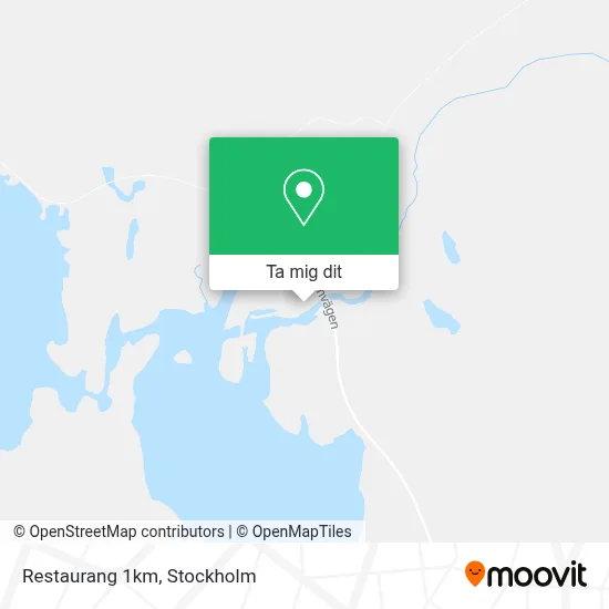 Restaurang 1km karta