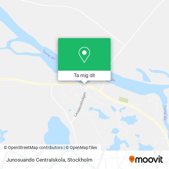 Junosuando Centralskola karta