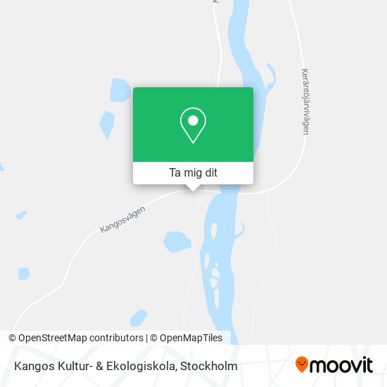 Kangos Kultur- & Ekologiskola karta