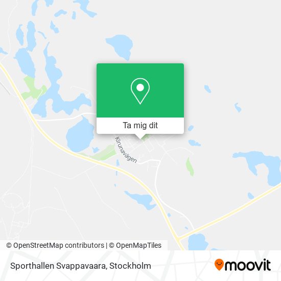 Sporthallen Svappavaara karta