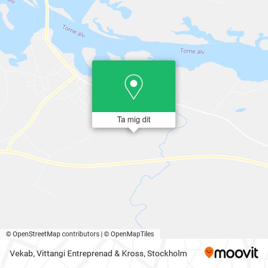 Vekab, Vittangi Entreprenad & Kross karta