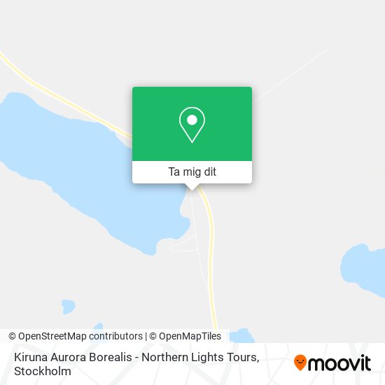 Kiruna Aurora Borealis - Northern Lights Tours karta