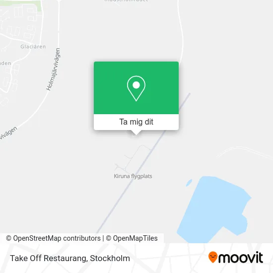 Take Off Restaurang karta